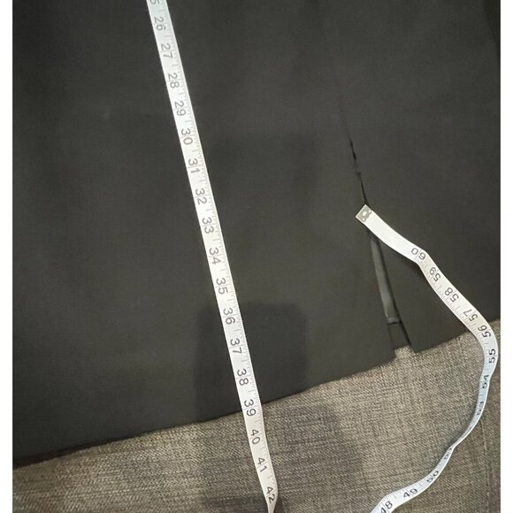 Calvin Klein NWT Black Sleeveless Knee Length Sheath Dress Ruffle Accent Sz 14 - Picture 6 of 7